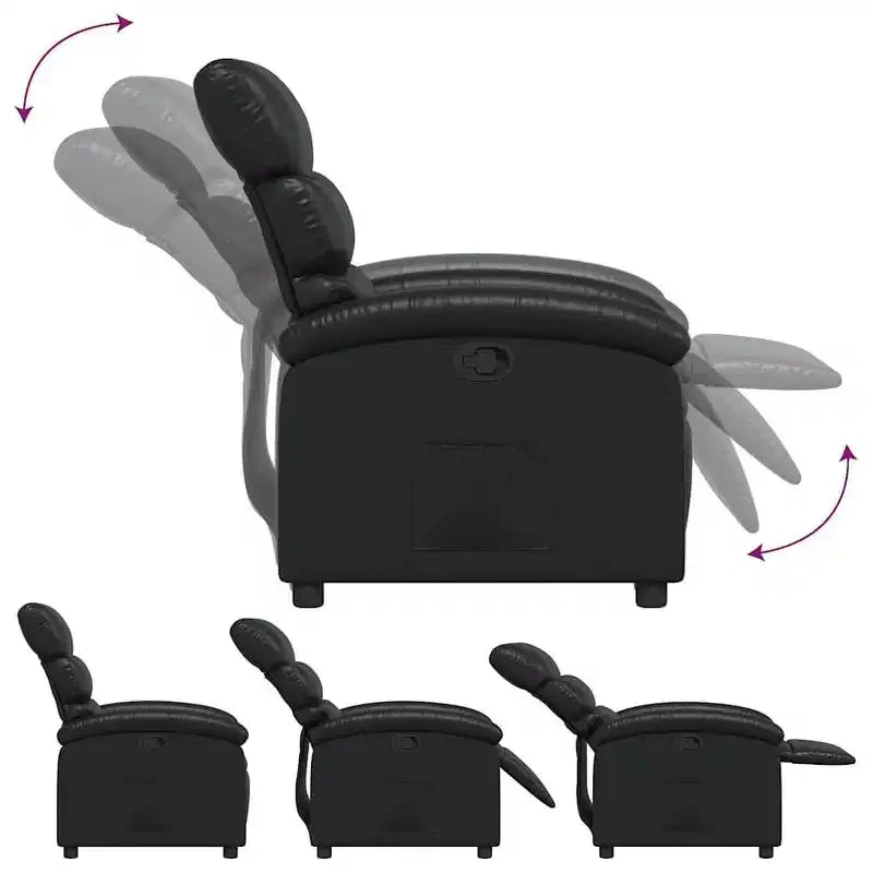 vidaXL Recliner Chair Adjustable Reclining Armchair Home Theater Faux Leather
