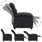 vidaXL Recliner Chair Adjustable Reclining Armchair Home Theater Faux Leather