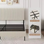 Letto imbottito moderno Olli di GDFStudio con testiera