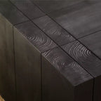 Tavolino da CaffèTavolino Rettangolare Contemporaneo con Design a Cerchi ConcentriciVersatile Tavolino d'Appoggio per Soggiorno e Cucina