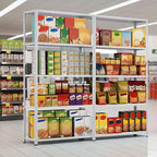 Acekool Scaffale Metallico a 5 Ripiani Resistente, Scaffalatura Regolabile per Garage, 91x30x173 cm per Cucina, Dispensa, Cantina, Lavanderia