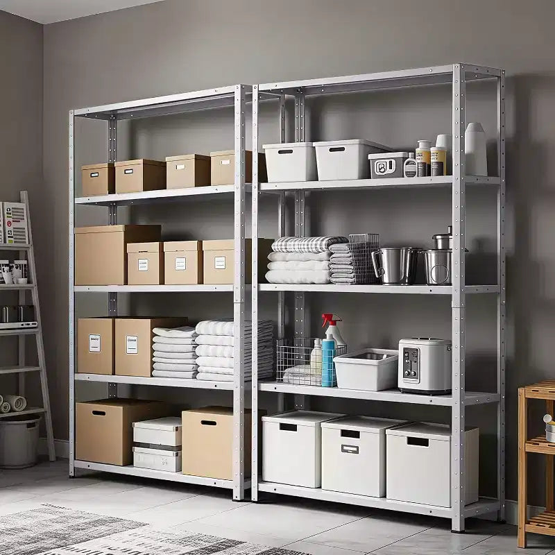 Acekool Scaffale Metallico a 5 Ripiani Resistente, Scaffalatura Regolabile per Garage, 91x30x173 cm per Cucina, Dispensa, Cantina, Lavanderia