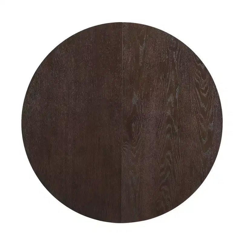 Set da pranzo rotondo allungabile da 5 pezzi per 4 persone, tavolo da cucina moderno con prolunga rimovibile e 4 sedie imbottite per sala da pranzo