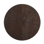 Set da pranzo rotondo allungabile da 5 pezzi per 4 persone, tavolo da cucina moderno con prolunga rimovibile e 4 sedie imbottite per sala da pranzo