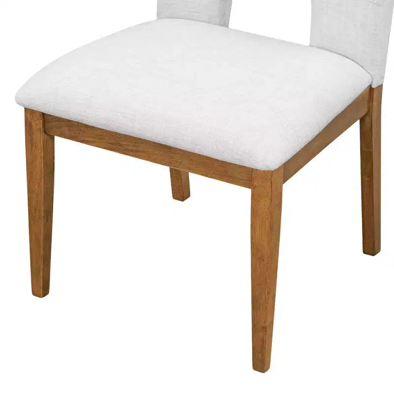 Set da pranzo rotondo allungabile da 5 pezzi per 4 persone, tavolo da cucina moderno con prolunga rimovibile e 4 sedie imbottite per sala da pranzo