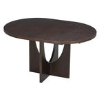 Set da pranzo rotondo allungabile da 5 pezzi per 4 persone, tavolo da cucina moderno con prolunga rimovibile e 4 sedie imbottite per sala da pranzo