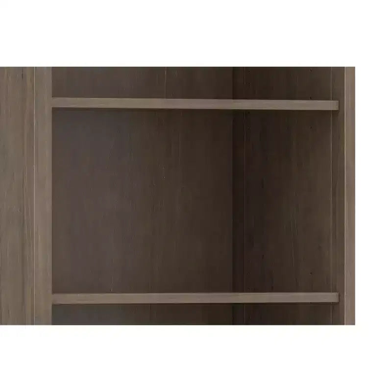 Libreria tradizionale Cantina in LEGNO MASSELLO da 72"x 30" color marrone fumo