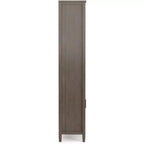 Libreria tradizionale Cantina in LEGNO MASSELLO da 72"x 30" color marrone fumo