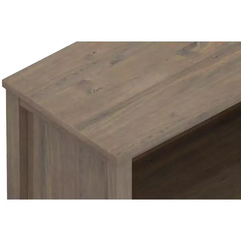 Libreria tradizionale Cantina in LEGNO MASSELLO da 72"x 30" color marrone fumo