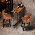 Karl Home 43'' Counter Height Bar Table Rectangular Pub Table Sofa Table