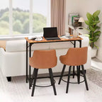Karl Home 43'' Counter Height Bar Table Rectangular Pub Table Sofa Table