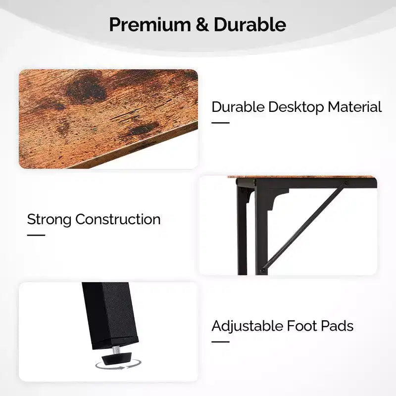 Karl Home 43'' Counter Height Bar Table Rectangular Pub Table Sofa Table