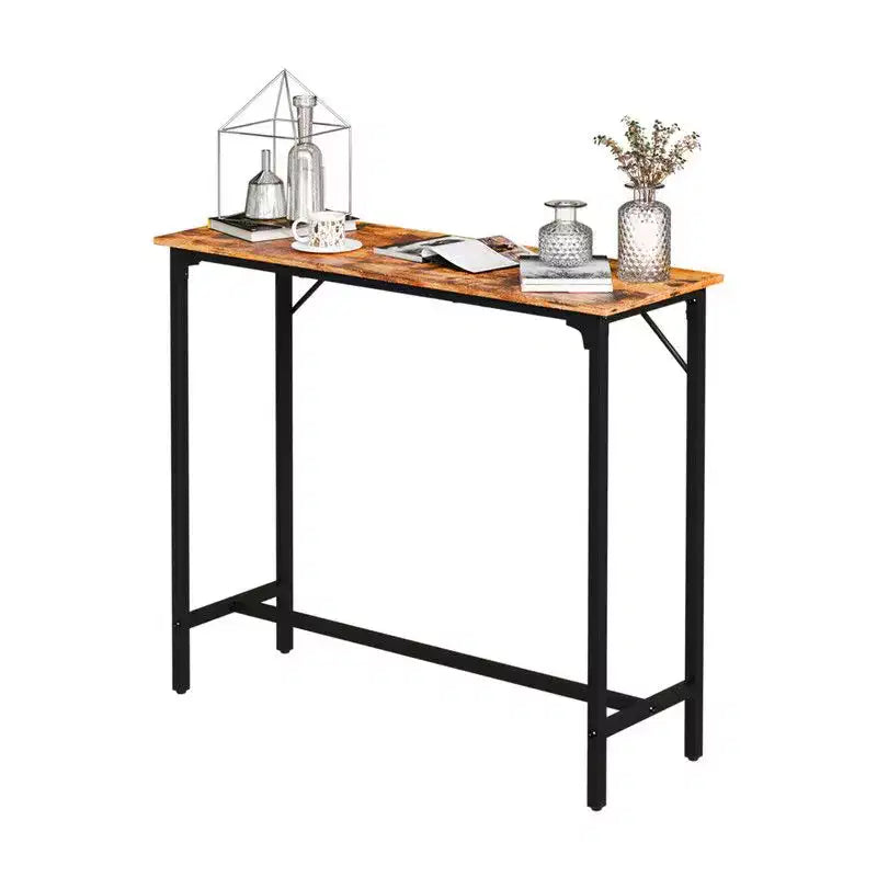 Karl Home 43'' Counter Height Bar Table Rectangular Pub Table Sofa Table
