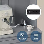 Dispensa a colonna da 160 cm con 4 ganci, 1 cassetto grande, ripiani regolabili per soggiorno, sala da pranzo
