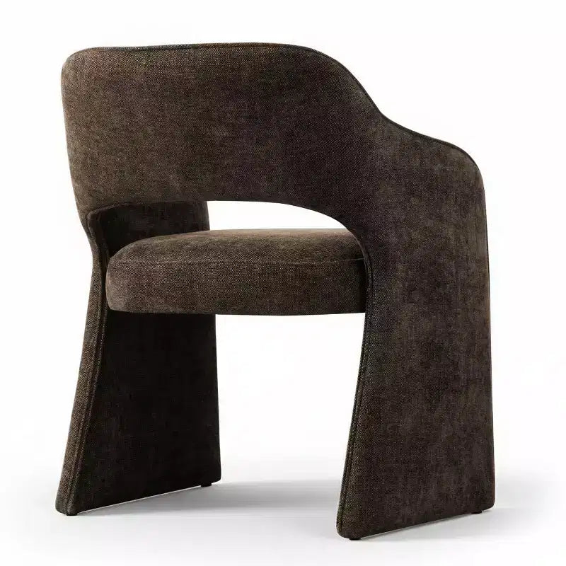 Sedie da pranzo moderne da 8 pezzi, sedie da cucina in tessuto completamente imbottite, sedie da sala da pranzo con bracciolo integrato e design delle gambe - Panipeachy