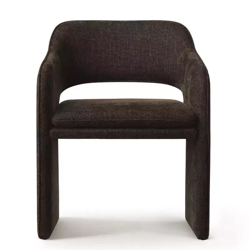 Sedie da pranzo moderne da 8 pezzi, sedie da cucina in tessuto completamente imbottite, sedie da sala da pranzo con bracciolo integrato e design delle gambe - Panipeachy