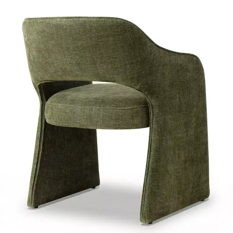 Sedie da pranzo moderne da 8 pezzi, sedie da cucina in tessuto completamente imbottite, sedie da sala da pranzo con bracciolo integrato e design delle gambe - Panipeachy