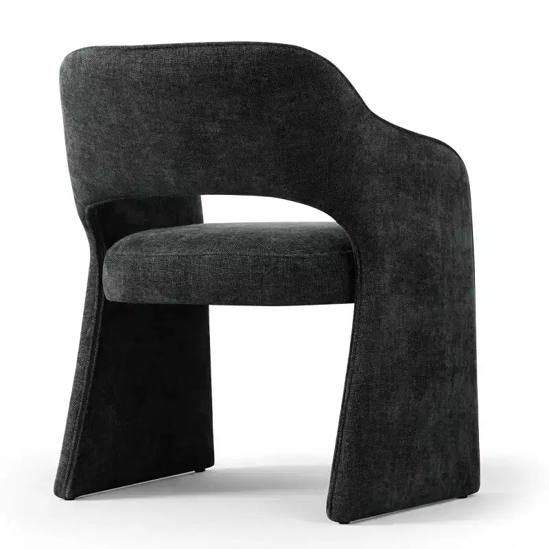 Sedie da pranzo moderne da 8 pezzi, sedie da cucina in tessuto completamente imbottite, sedie da sala da pranzo con bracciolo integrato e design delle gambe - Panipeachy