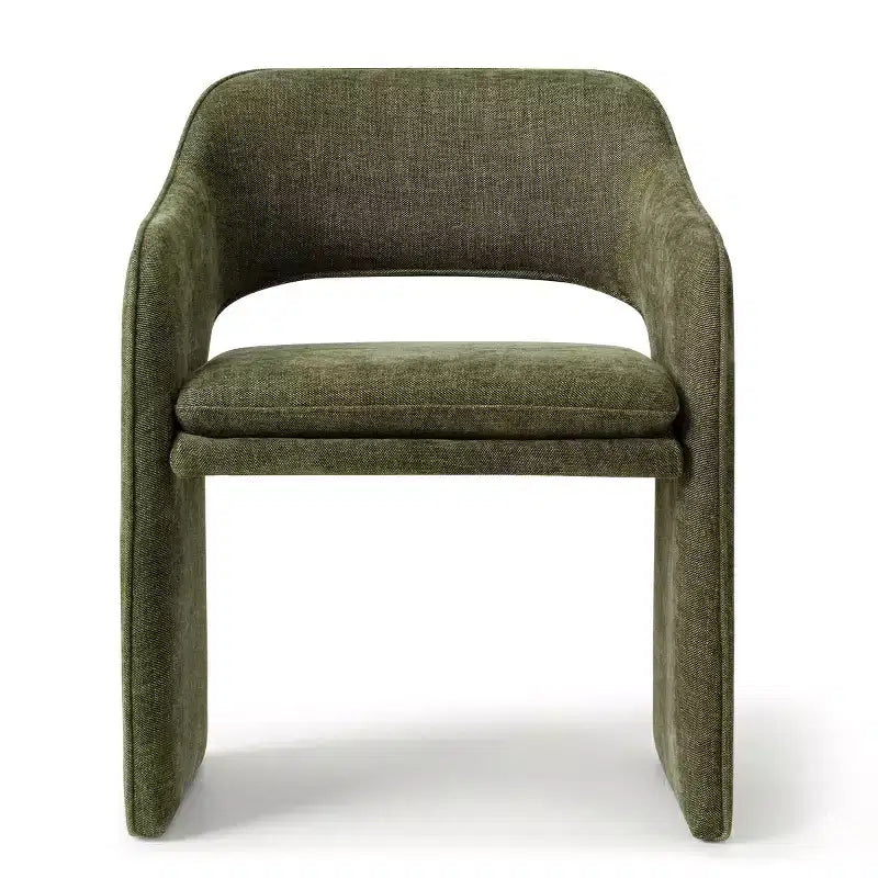 Sedie da pranzo moderne da 8 pezzi, sedie da cucina in tessuto completamente imbottite, sedie da sala da pranzo con bracciolo integrato e design delle gambe - Panipeachy
