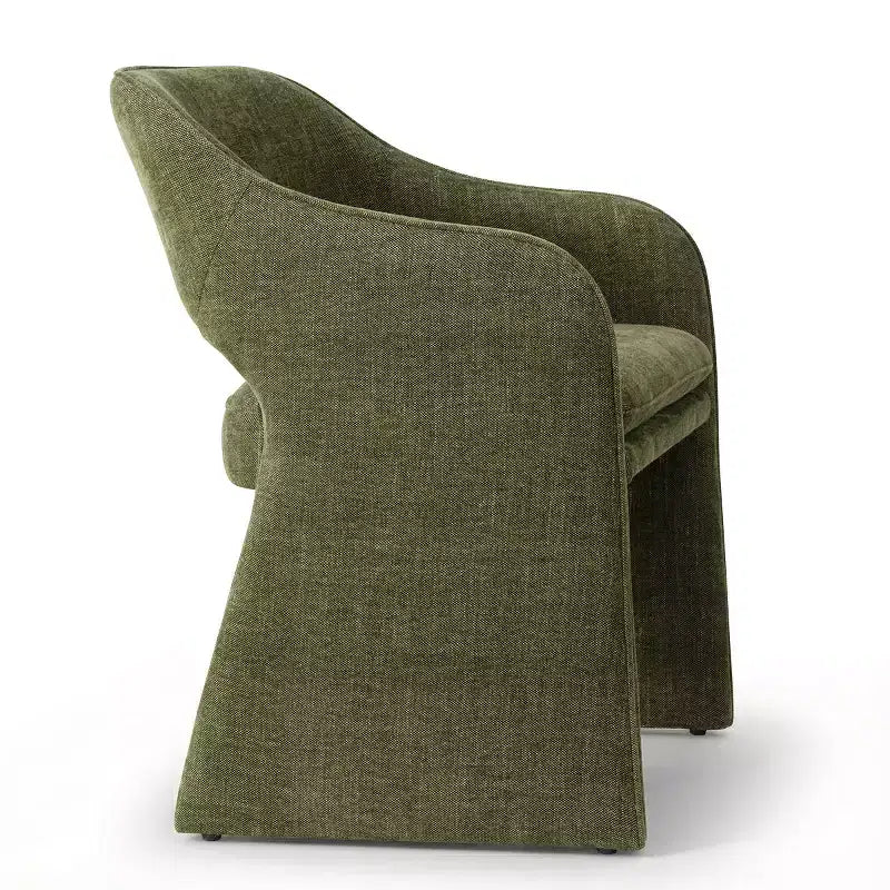 Sedie da pranzo moderne da 8 pezzi, sedie da cucina in tessuto completamente imbottite, sedie da sala da pranzo con bracciolo integrato e design delle gambe - Panipeachy