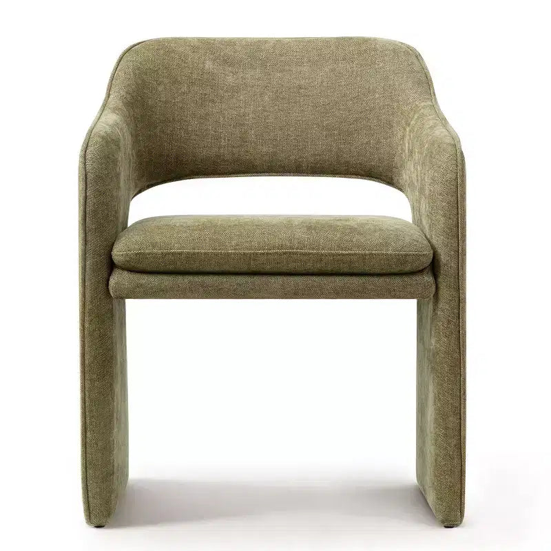 Sedie da pranzo moderne da 8 pezzi, sedie da cucina in tessuto completamente imbottite, sedie da sala da pranzo con bracciolo integrato e design delle gambe - Panipeachy