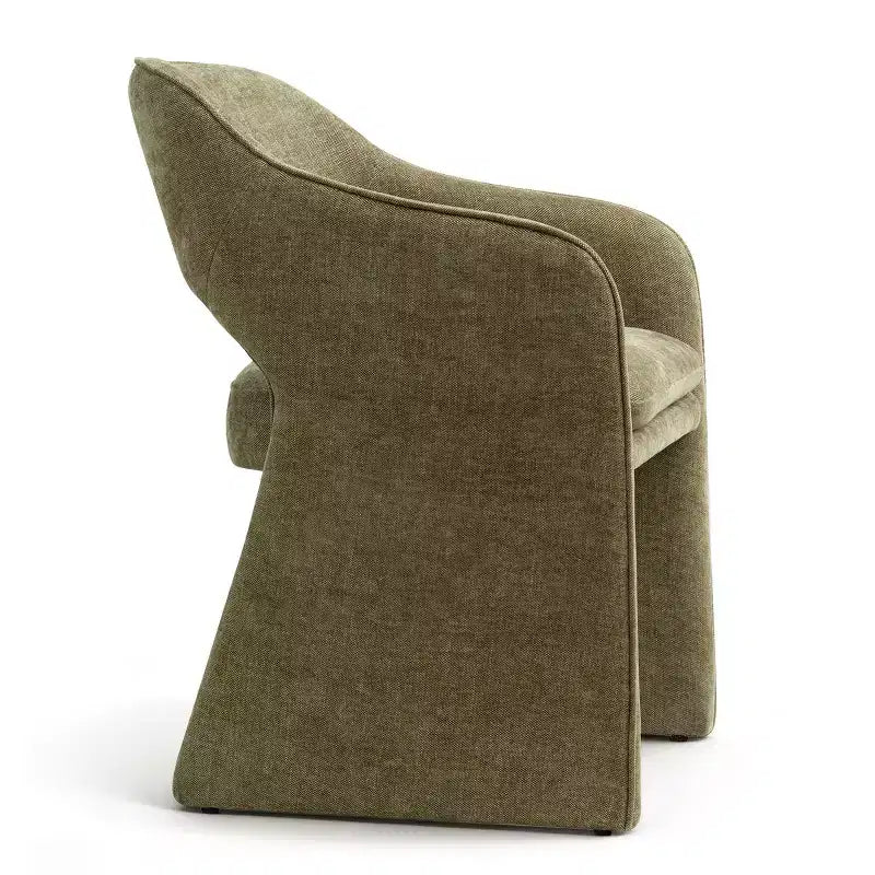 Sedie da pranzo moderne da 8 pezzi, sedie da cucina in tessuto completamente imbottite, sedie da sala da pranzo con bracciolo integrato e design delle gambe - Panipeachy