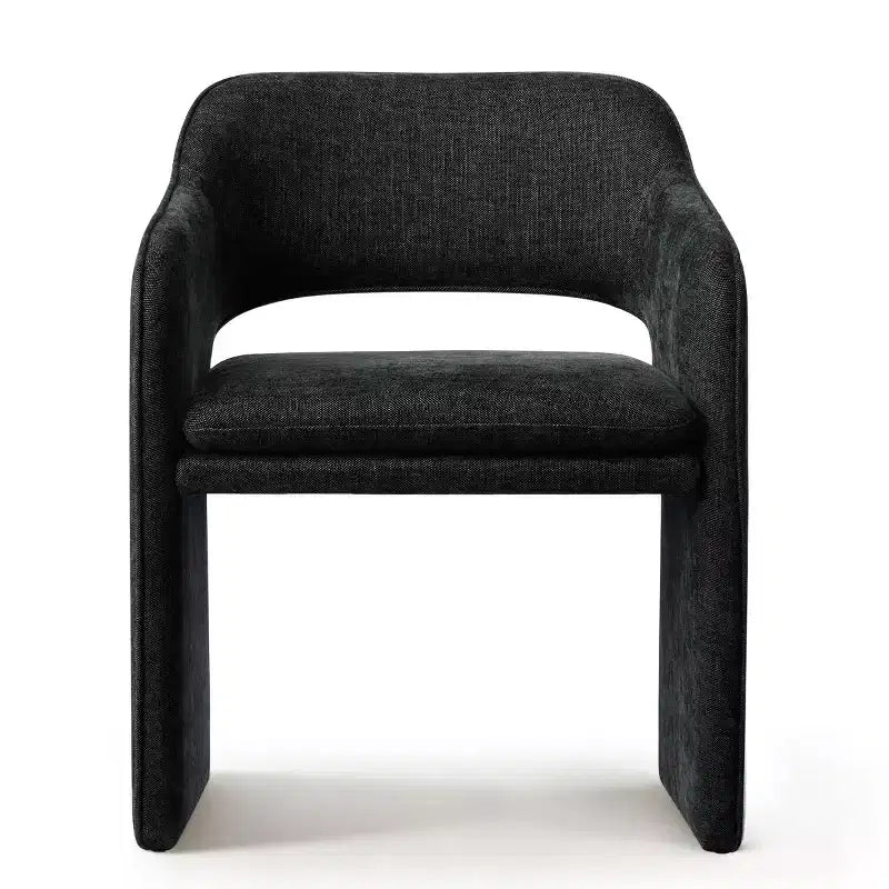 Sedie da pranzo moderne da 8 pezzi, sedie da cucina in tessuto completamente imbottite, sedie da sala da pranzo con bracciolo integrato e design delle gambe - Panipeachy