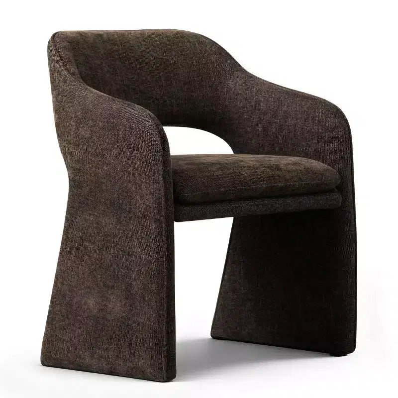 Sedie da pranzo moderne da 8 pezzi, sedie da cucina in tessuto completamente imbottite, sedie da sala da pranzo con bracciolo integrato e design delle gambe - Panipeachy
