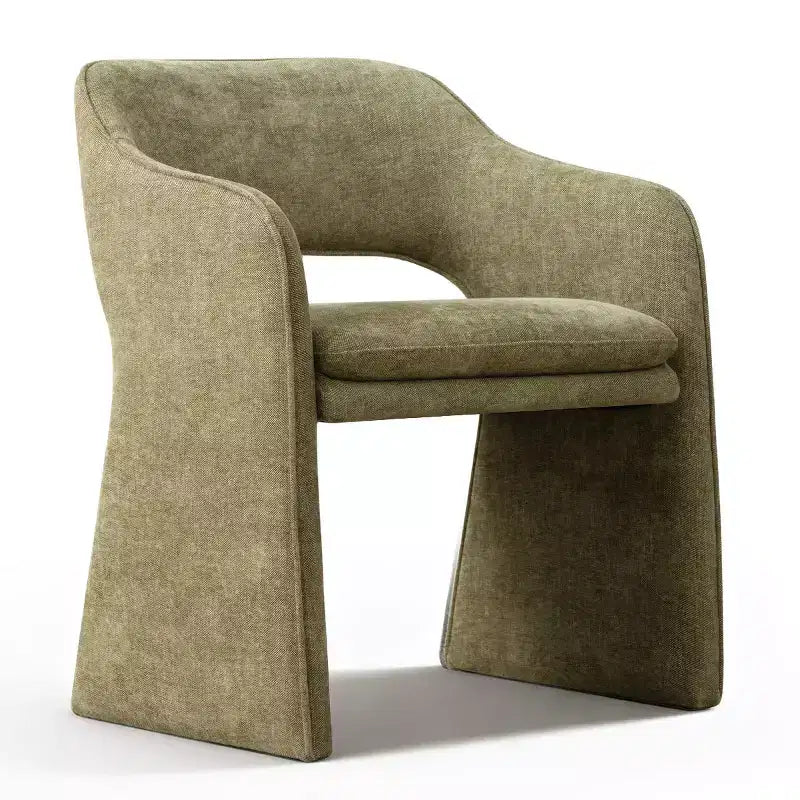 Sedie da pranzo moderne da 8 pezzi, sedie da cucina in tessuto completamente imbottite, sedie da sala da pranzo con bracciolo integrato e design delle gambe - Panipeachy