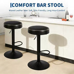Sgabelli da Bar Moderni Regolabili Set da 2, Girevoli a 360°, per Isola Cucina, Bancone Bar, Lounge