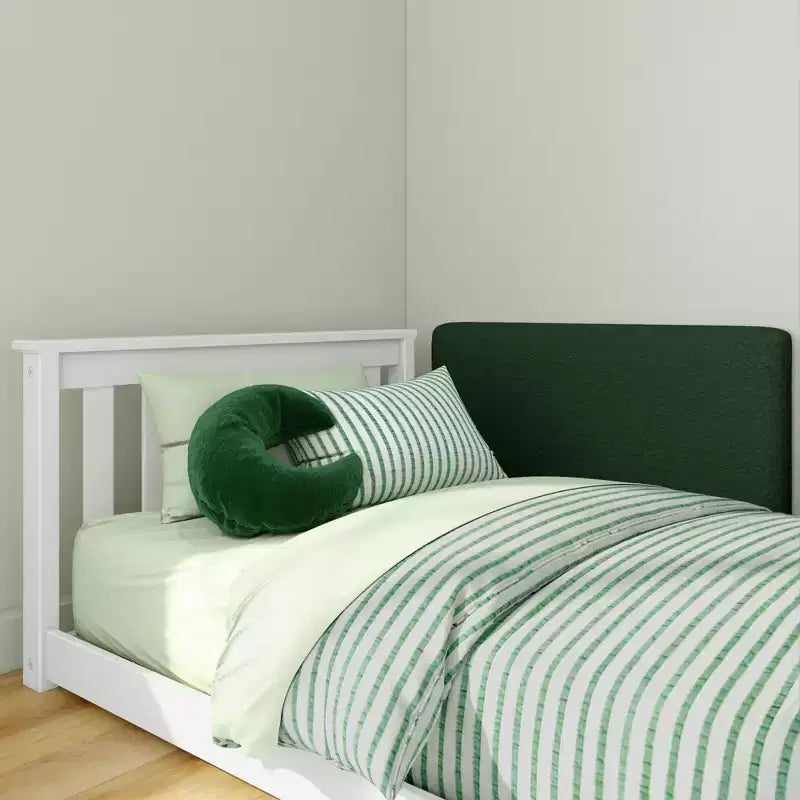 Letto classico a pavimento a due piazze + testiera fluttuante per letti a castello, due piazze 945 x 535 mm (confezione da 2)
