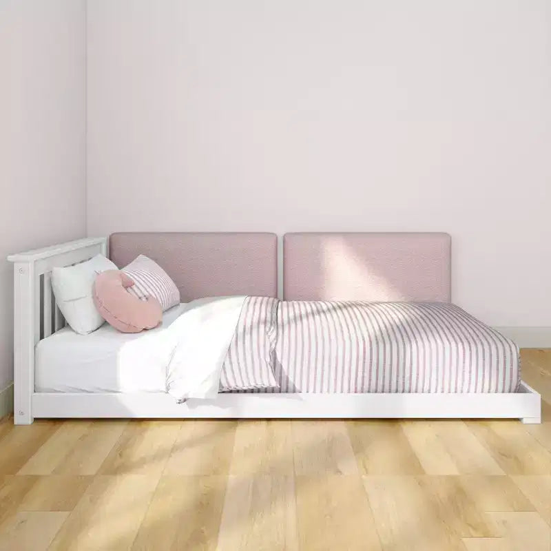 Letto classico a pavimento a due piazze + testiera fluttuante per letti a castello, due piazze 945 x 535 mm (confezione da 2)