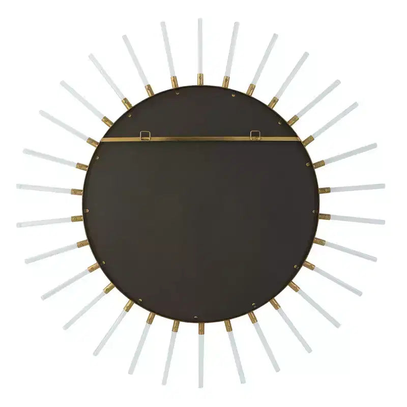 Uttermost Oracle Gold Leaf 55 Sunburst Wall Mirror