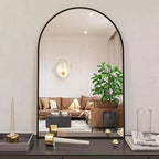GDFStudio Achara Modern Aluminium Arched Bathroom Wall Mirror