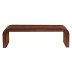 Tavolino da Caffè Moderno "Waterfall" Christopher Knight Home Arden con Bordi Curvi