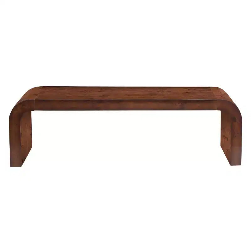 Tavolino da Caffè Moderno "Waterfall" Christopher Knight Home Arden con Bordi Curvi