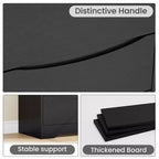 Modern Dresser with 3 Spacious Drawers - 23.6x14.2x29.5, Hidden Handles for Bedroom & Living Room