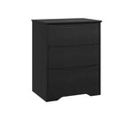Modern Dresser with 3 Spacious Drawers - 23.6x14.2x29.5, Hidden Handles for Bedroom & Living Room