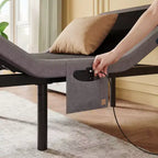 Base letto elettrica Marsail Twin XL, modalità Zero-Gravity e Zero-Gap, base letto regolabile con 4 porte USB e telecomando wireless