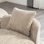 Panca imbottita, Panca da letto imbottita, Chaise Longue in ciniglia, Panca minimalista da ingresso, Poggiapiedi con cuscino morbido - ModernLuxe