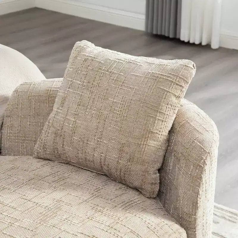 Panca imbottita, Panca da letto imbottita, Chaise Longue in ciniglia, Panca minimalista da ingresso, Poggiapiedi con cuscino morbido - ModernLuxe