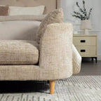 Panca imbottita, Panca da letto imbottita, Chaise Longue in ciniglia, Panca minimalista da ingresso, Poggiapiedi con cuscino morbido - ModernLuxe