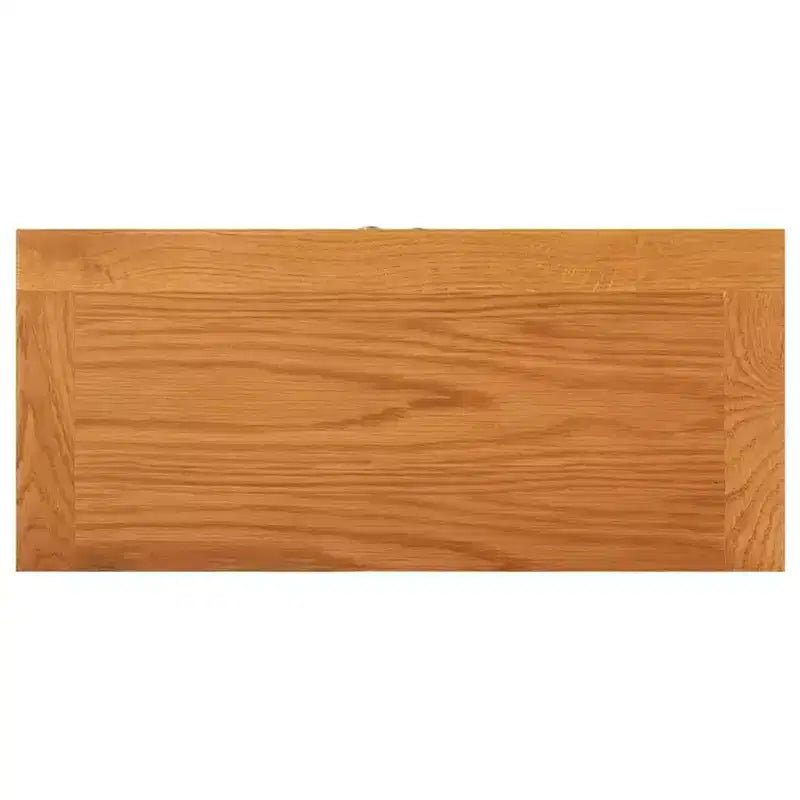 vidaXL Storage Cabinet Light Oak Solid Oak Wood, MDF Veneer Medium