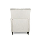Push Back Recliner, Footrest, Button Back, Nailhead Trim