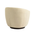 Poltrona a botte girevole imbottita Beige 37.2 con contenitore e design ergonomico