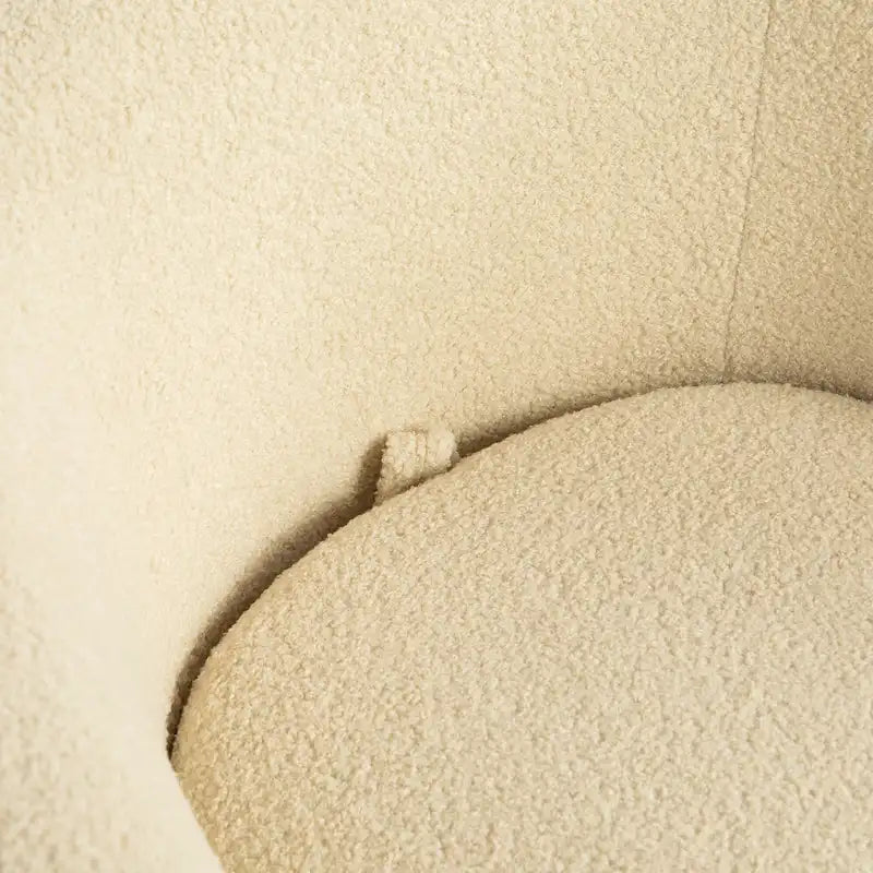Poltrona a botte girevole imbottita Beige 37.2 con contenitore e design ergonomico