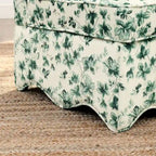 Velvet single dining chair with soft seat cushion
