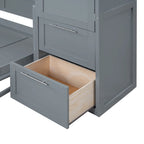 Letto a scomparsa Queen Size con armadio e cassetti