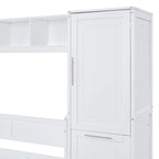 Letto a scomparsa Queen Size con armadio e cassetti