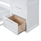 Letto a scomparsa Queen Size con armadio e cassetti